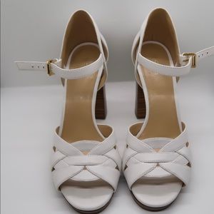 Michael Kors platform leather heel